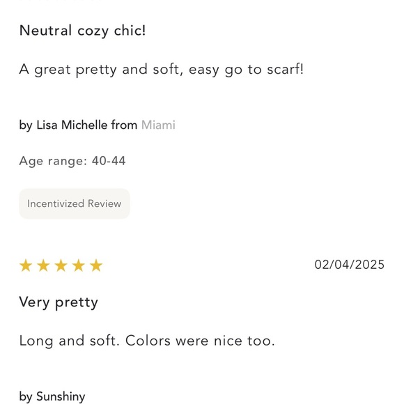 NWT new Anthropologie the Mariel scarf neutral pattern brown beige - Picture 17 of 17